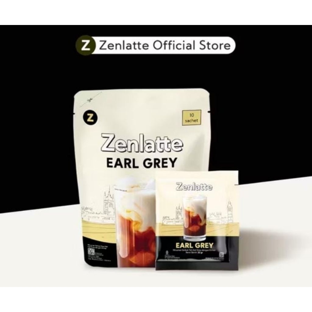 

ZENLATTE EARL GREY POUCH 220gr (10's x 22gr)