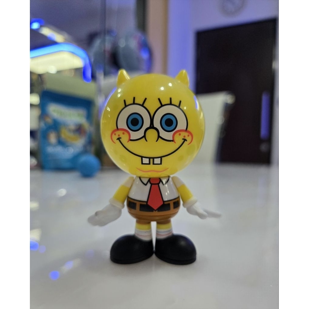 Mighty Jaxx Lil' Maxx SpongeBob [SpongeBob] - Mainan Figure - Pajangan - Action Figure - Patung Main