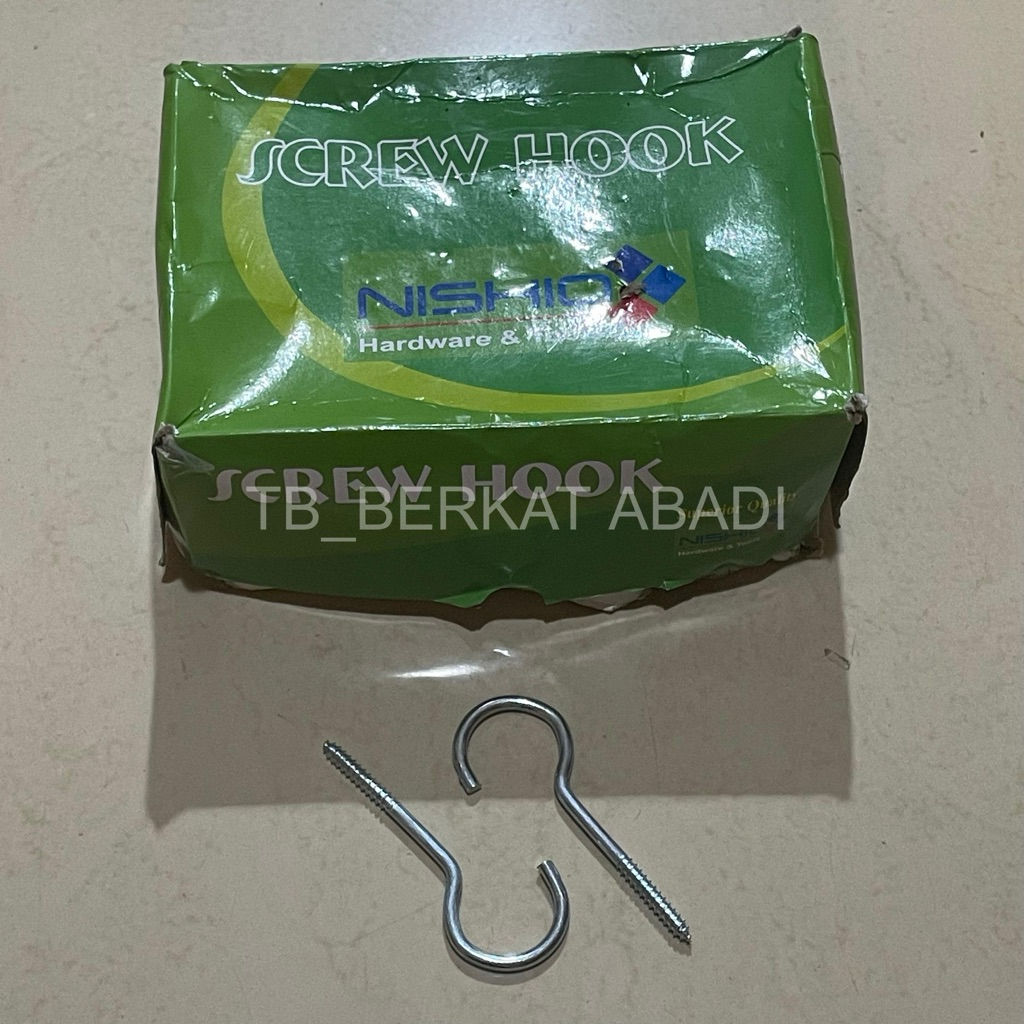 PER 1 PCS Sekrup Tanda Tanya NO 12 / Kapstok Tanda Tanya 8cm MURAH