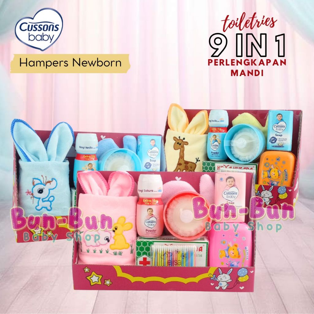 Hampers Bayi Hadiah Kado Lahiran Laki Laki Perempuan Newborn Baru Lahir Cowok Cewek Lucu Untuk Baby 