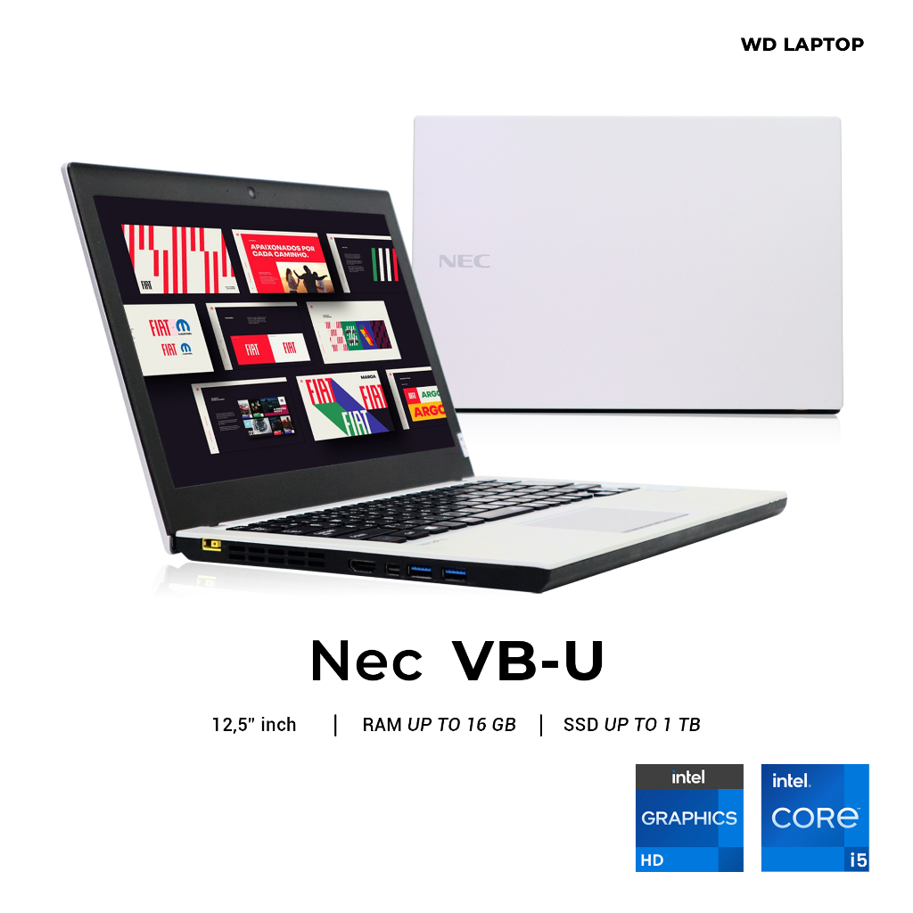 Laptop Nec Versa VB-U Core I5 Gen 6 I Ram 8 Gb Ssd 256 + BONUS MOUSE WIRELESS & TAS