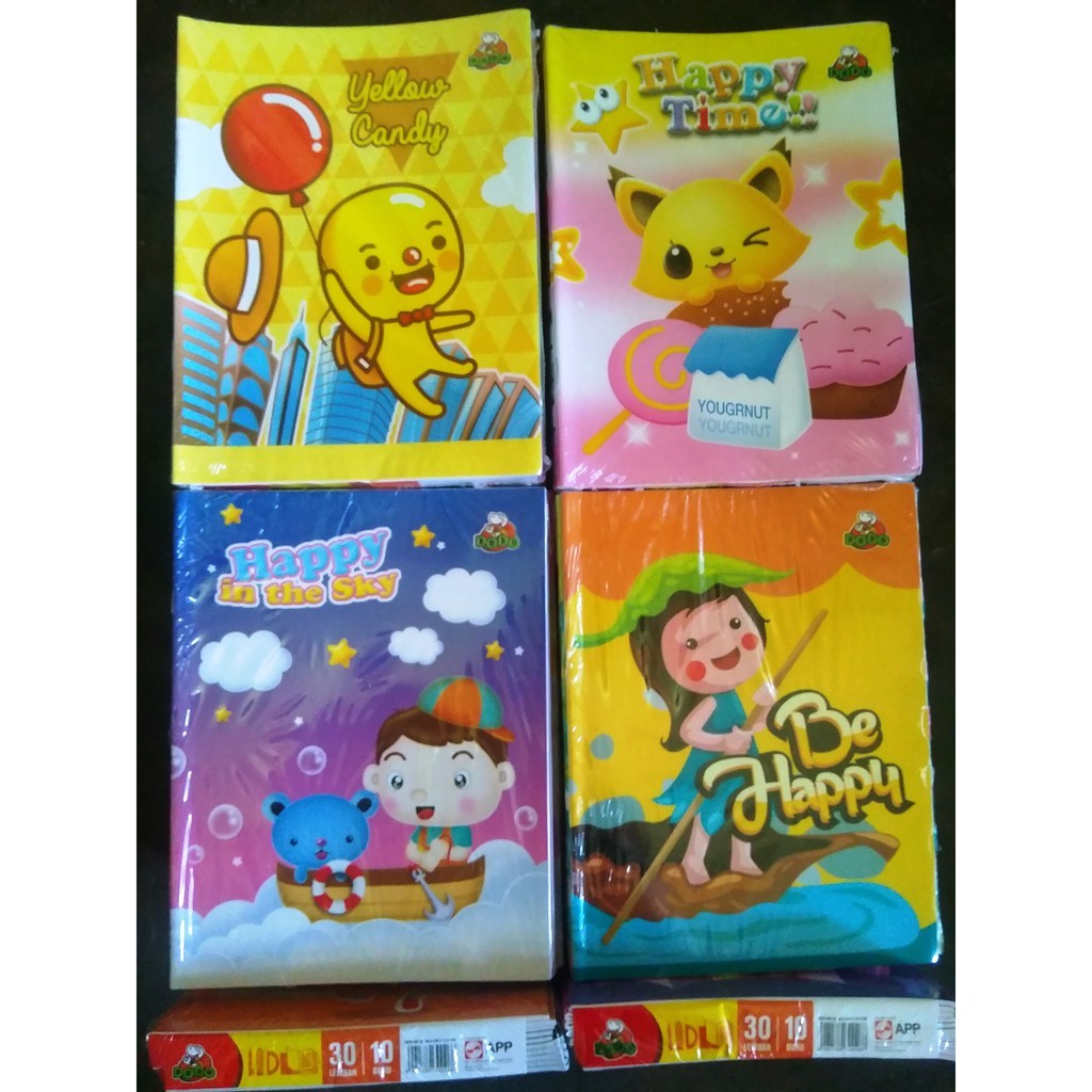 

(DAPAT 1 PAK) Buku Tulis DODO isi 30 Lembar