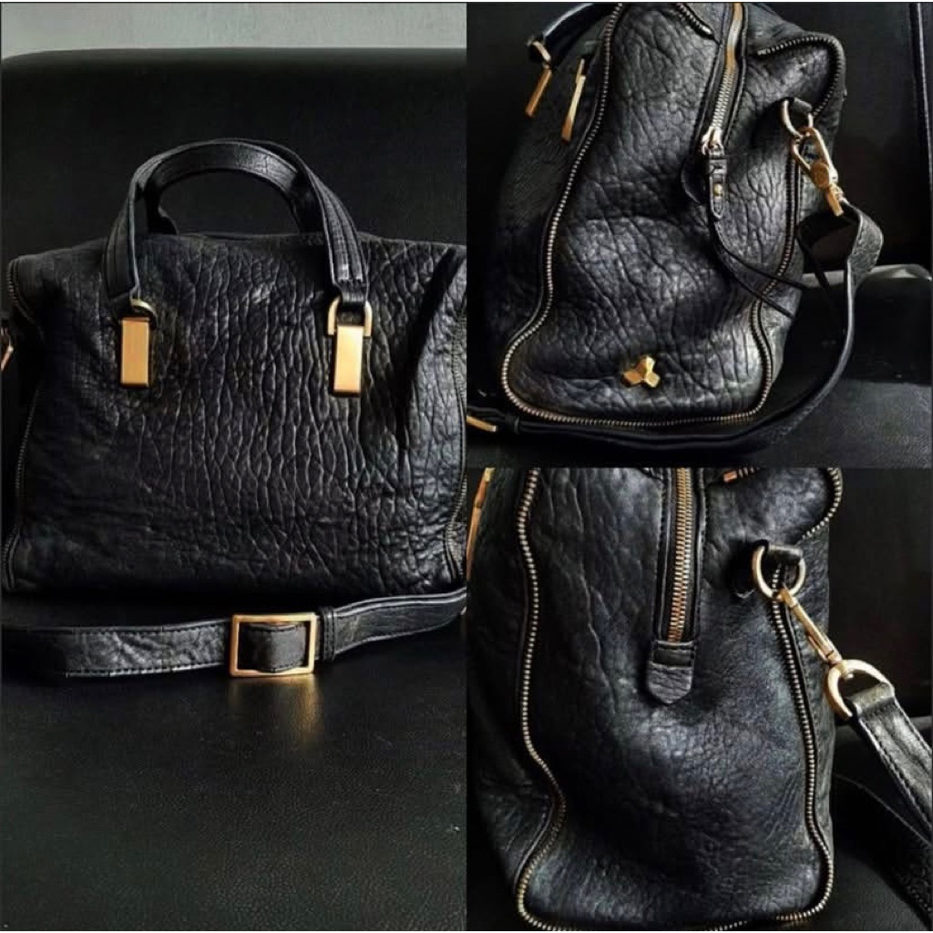 preloved bag finn esker tekstur kulit gajah tebal