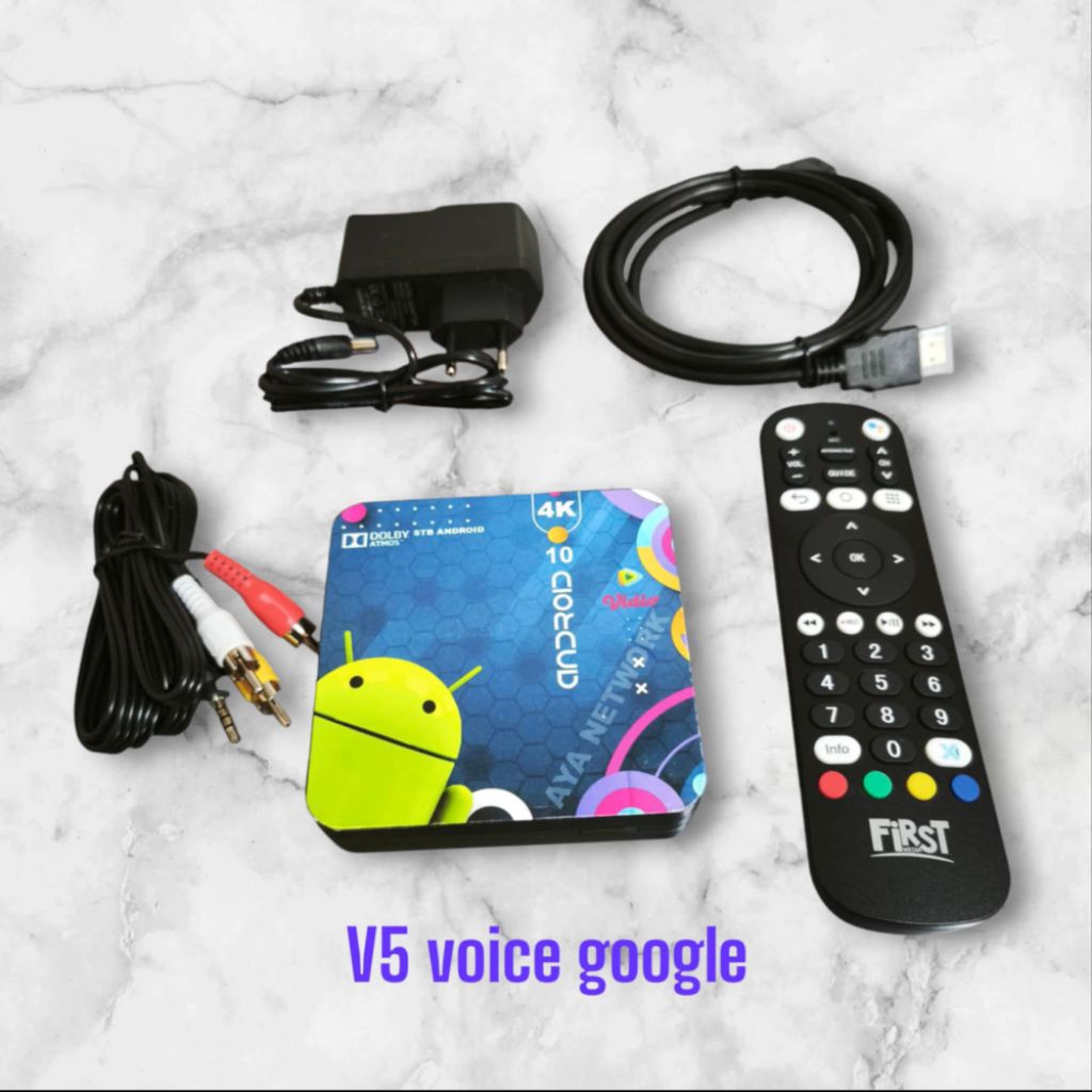 ANDROID TV BOX PERINTAH SUARA OS 12 (ZTE 4K)