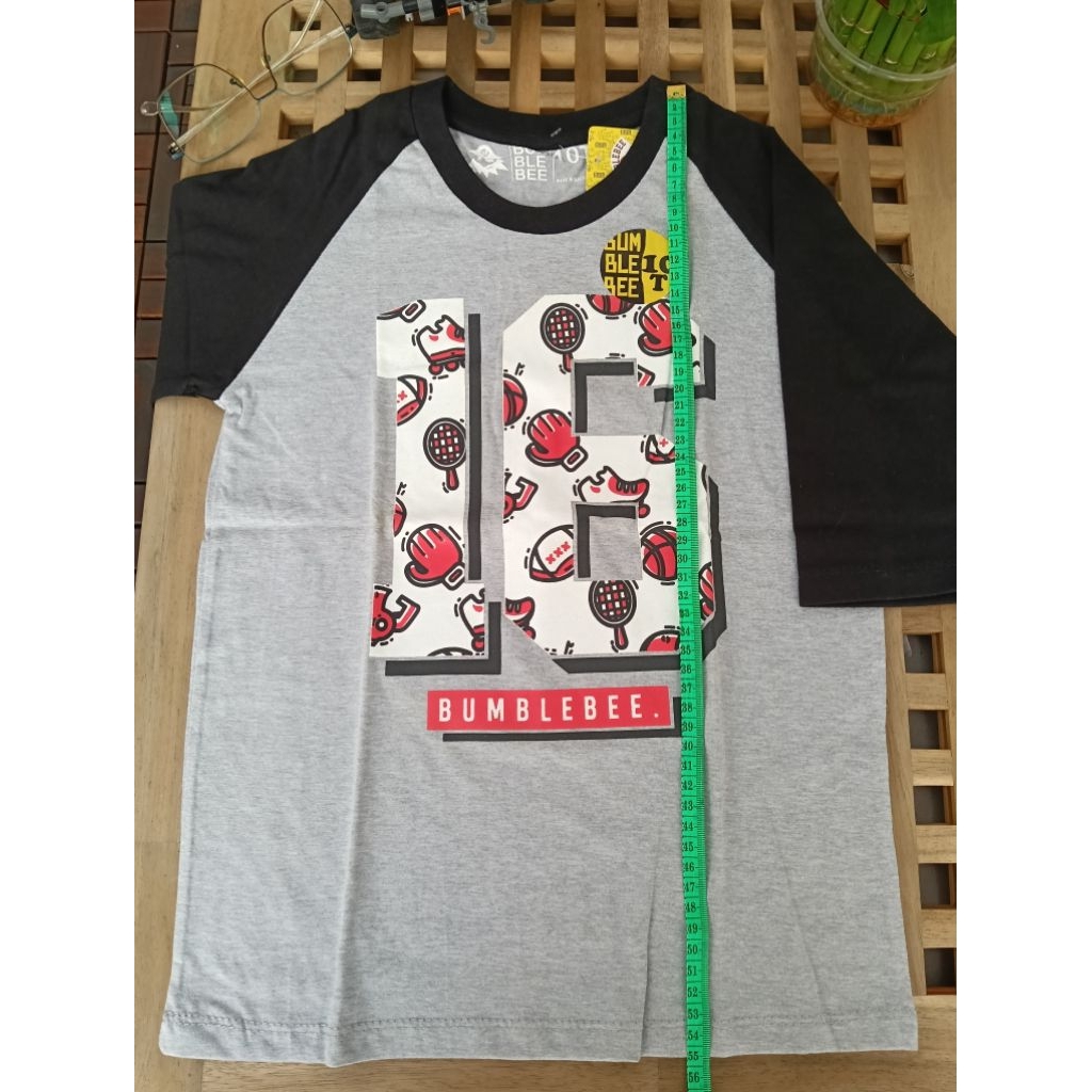 Kaos anak motif angka