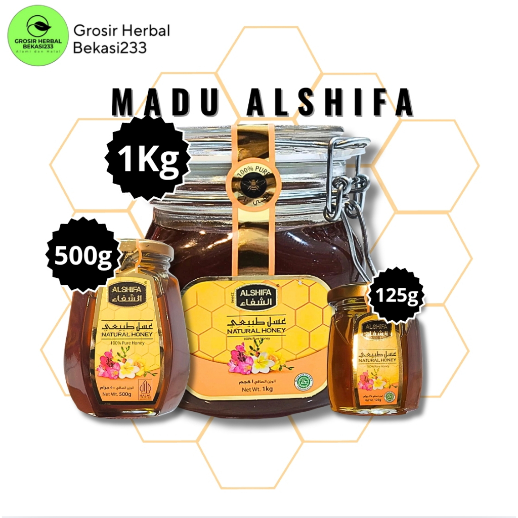 

Madu Al Shifa 1 kg Kemasan Kawat al shifa 1kg 1 kg Original 1000 gr gram Import