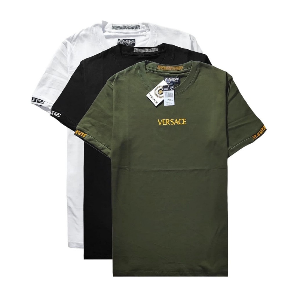 Baju Kaos Pria Vc Premium Terbaru Bordir Timbul / Kaos Bordir