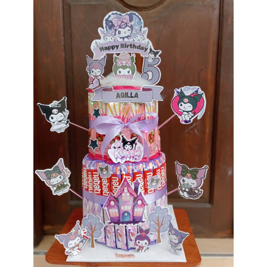 

Snack tower tema kuromi