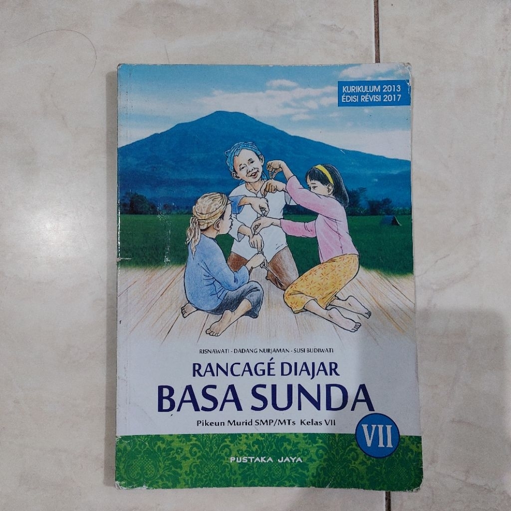 buku rancage diajar basa sunda buku pelajaran bahasa sunda kelas 7 SMP kurikulum 2013