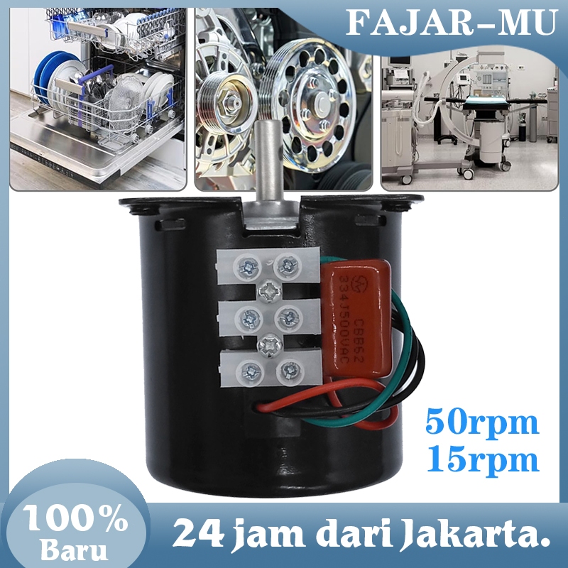 15RPM 50RPM Ac Motor Motor Gearbox 14w 220v Permanent Magnet Synchronous Motor