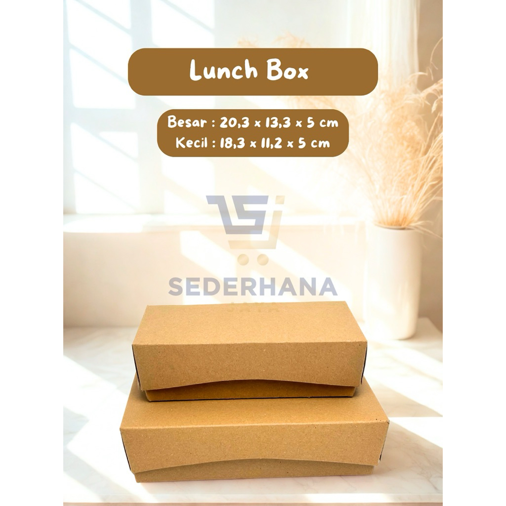 

Kotak Dus Lunch Box Nasi Kraft