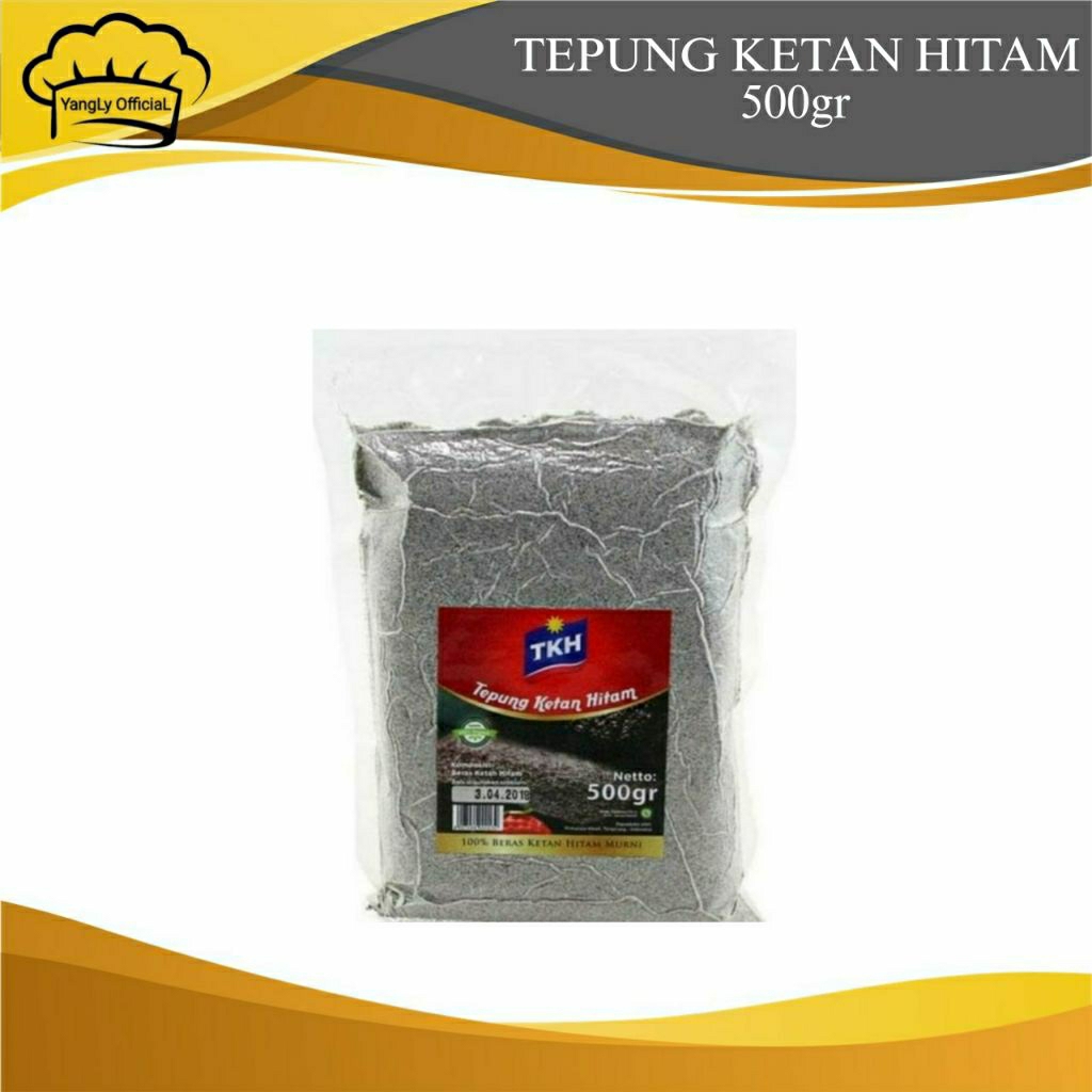 

Tepung Ketan Hitam (TKH) Kemasan Vakum 500gr Beras Ketan 100% Hitam Murni