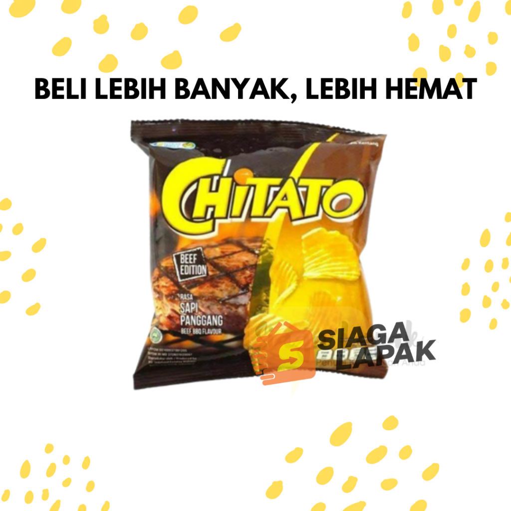 

Chitato Mini ECERAN 1 PCS Keripik Kentang Rasa Sapi Panggang [BELI BANYAK LEBIH MURAH]