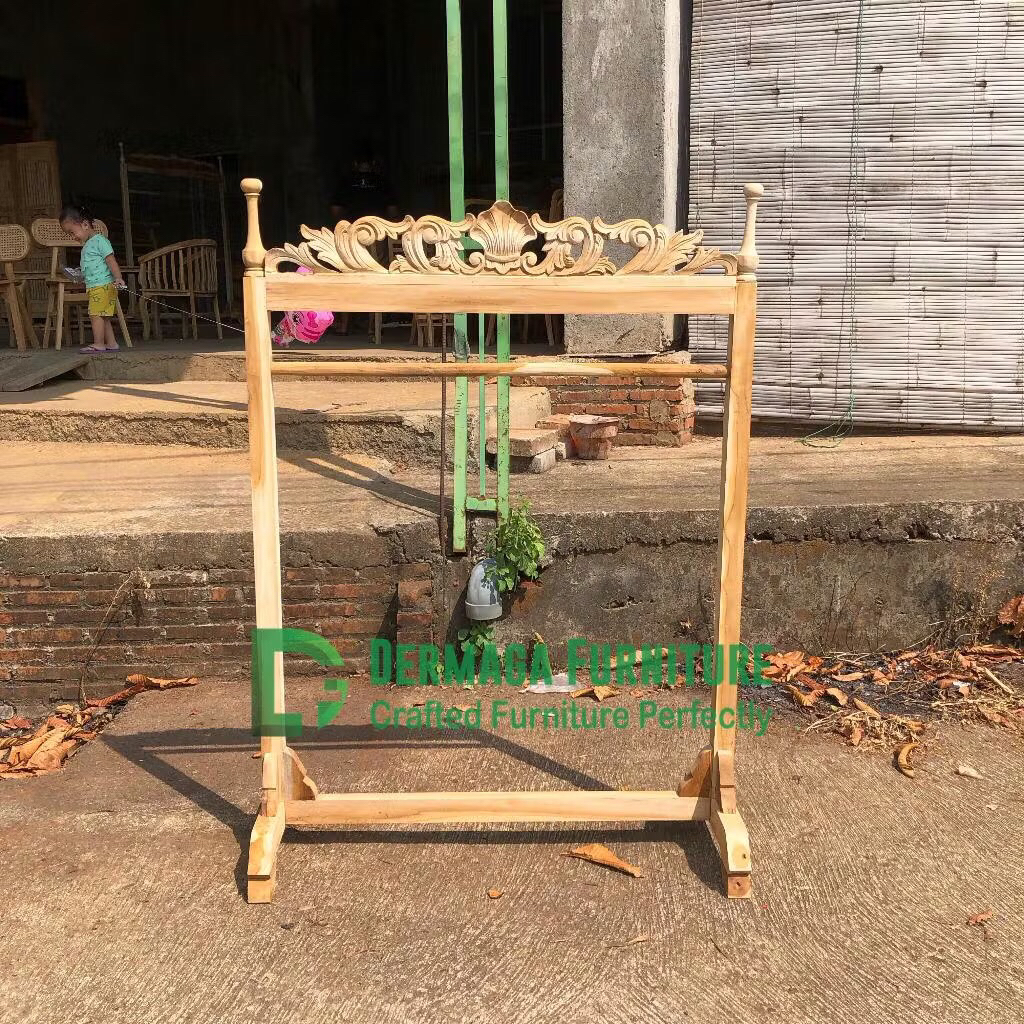 (CARGO) PRE ORDER GAWANGAN UKIR KERANG KOTAK KNOCKDOWN KAYU JATI SOFA KURSI PELAMINAN DEKORASI PERNI