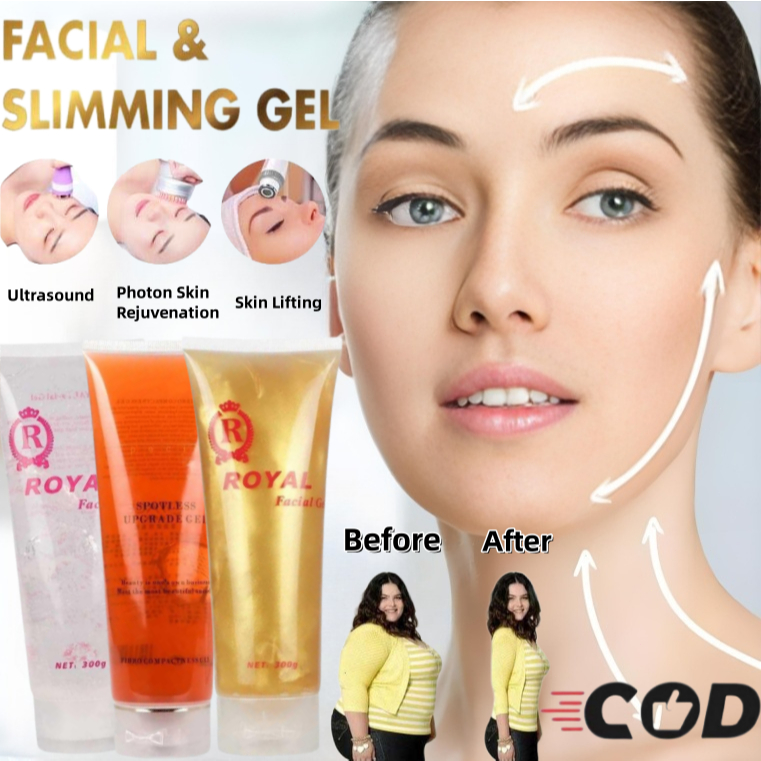 Royal Facial Gel 300Gr Ultrasonic Skin Rejuvenation Face Lifting Serum - Gel Wajah Ultrasonik Untuk 
