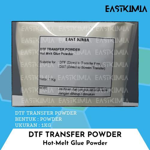

Lem DTF Transfer Powder Hot Melted Glue Powder Per Kg Eastkimia