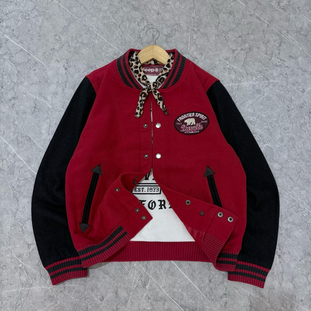 wool jacket jeep size L boxy