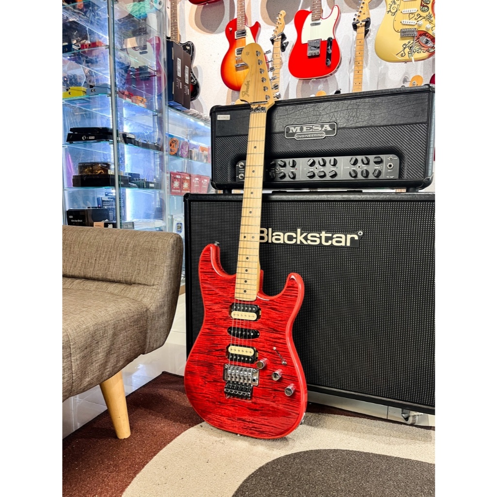 FENDER STRATOCASTER MICHIYA HARUHATA TRANS PINK