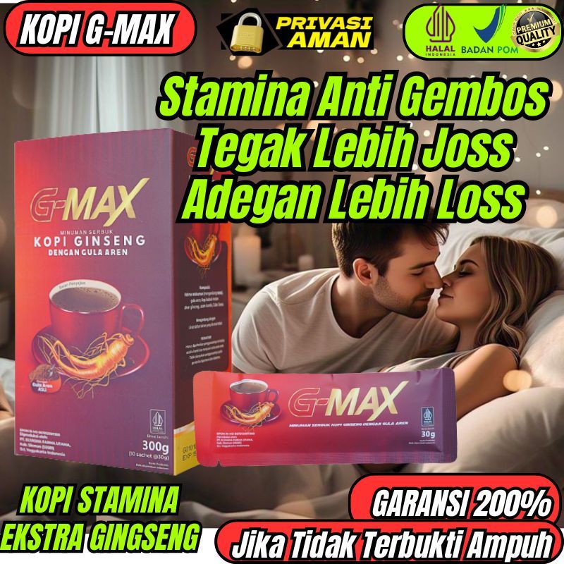 

RAJANYA KOPI STAMINA KOPI GMAX ORIGINAL 1 SACHET STAMINA TAHAN SEMALAMAN KOPI KUAT EKSTRA GINGSENG CABE JAWA ASAM KANDIS RASA GULA AREN