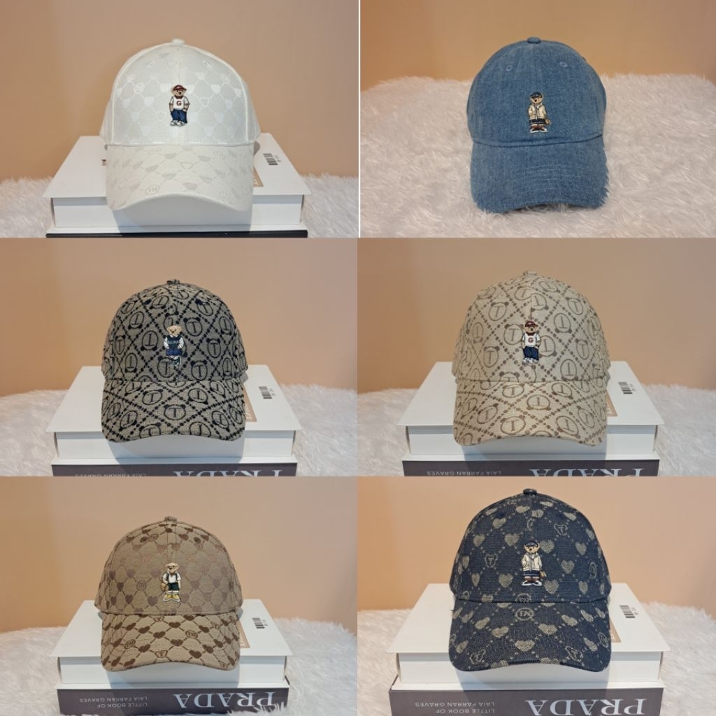 TTWNBEAR GUOOBEAR - GH006 - Topi Wanita GUOBEAR - Cap hat - Topi Cap - Topi TTWNBEAR - TTWN - Topi w