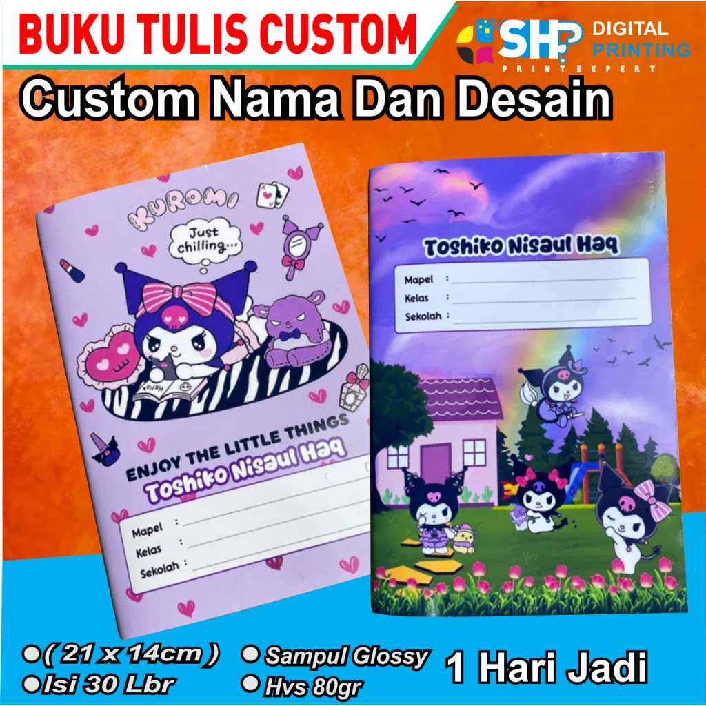 

Cetak Buku Tulis Custom Desain Isi Bergari Buku Catatan Buku Sekolah