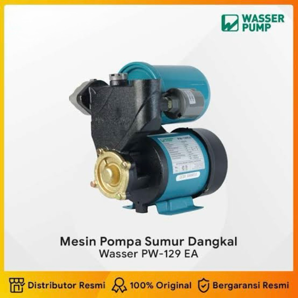 Pompa Sumur Dangkal Wasser PW 129 EA / Shallow Pump Wasser PW 129EA Manual / Pompa Sumur Wasser PW12