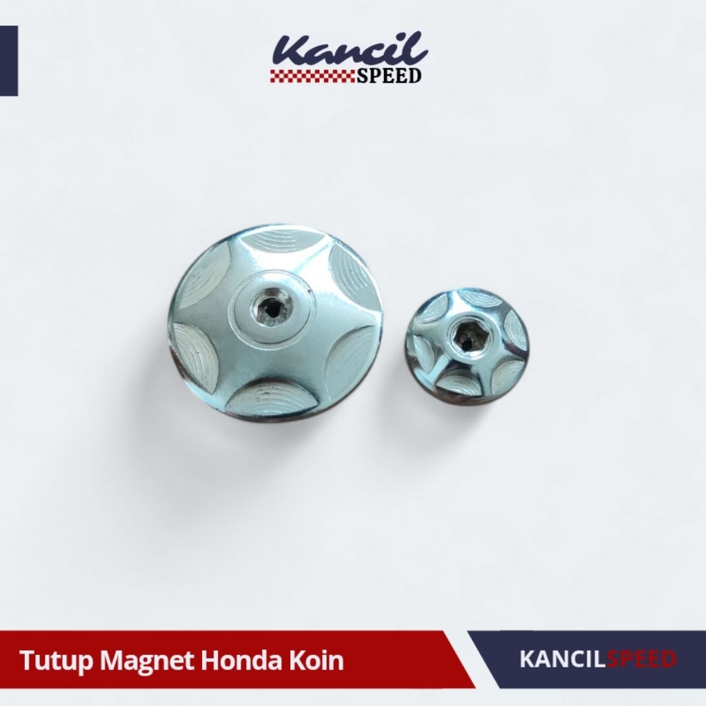 TUTUP MAGNET HONDA KOIN TUTUP MAGNET MAGNIT CNC L  TUTUP BAK MAGNET MOTOR HONDA GL MP TIGER (BINTANG