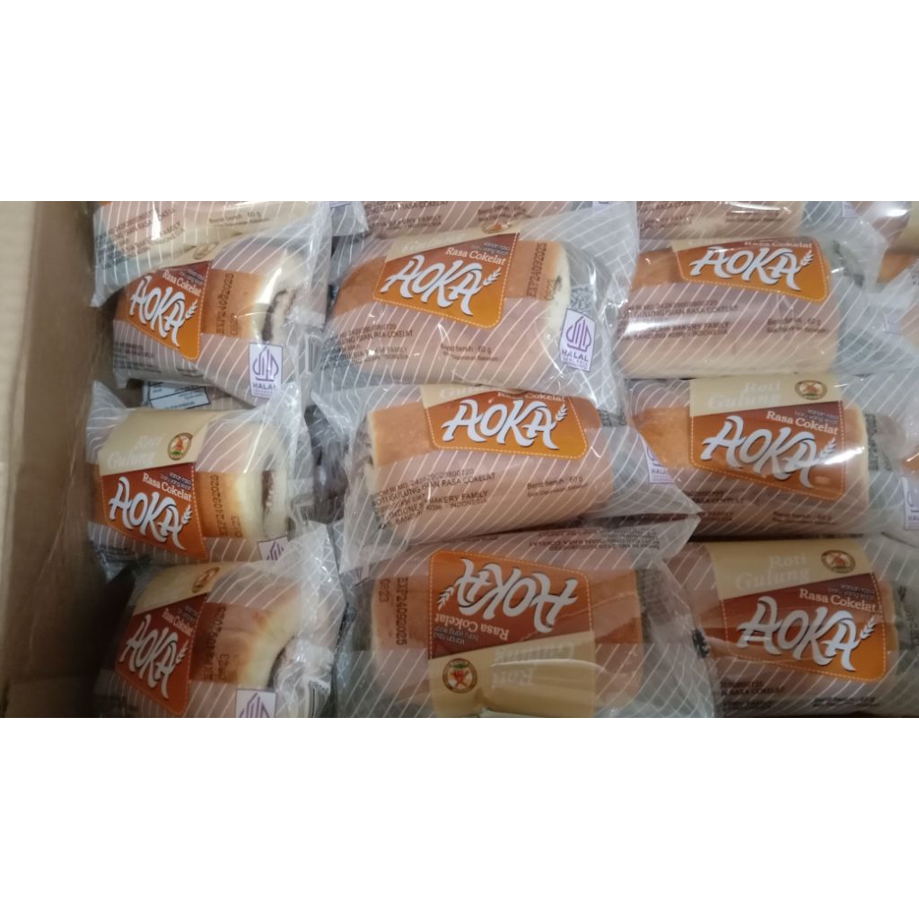 

aoka gulung cokelat