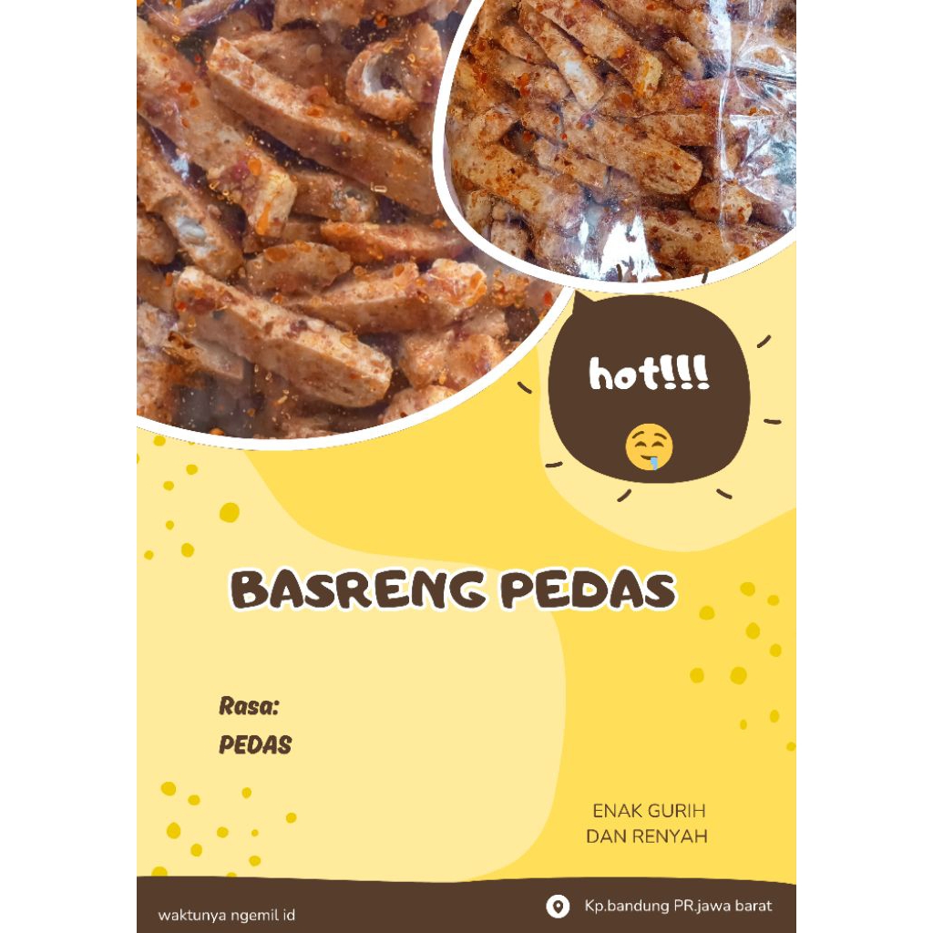 

Basreng Sultan Bandung Pedas Daun Jeruk 250g