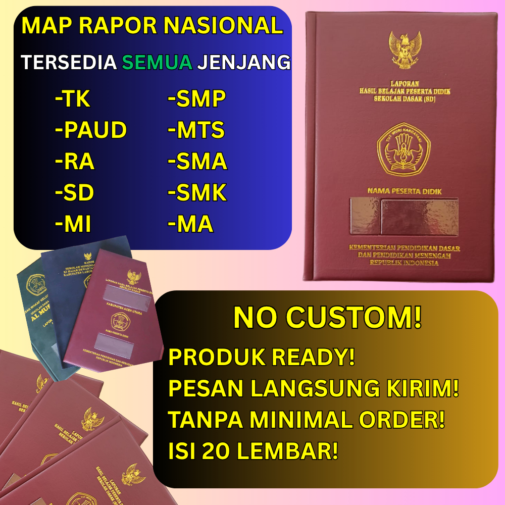 

Map Rapor Nasional Semua Jenjang Sekolah (NO CUSTOM)