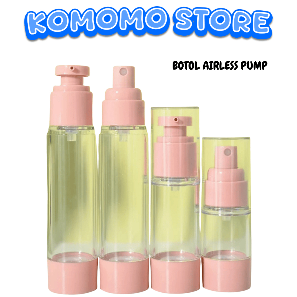 KMM BOTOL AIRLESS PUMP SPRAY DAN BOTOL LOTION MULTIFUNGSI CANTIK
