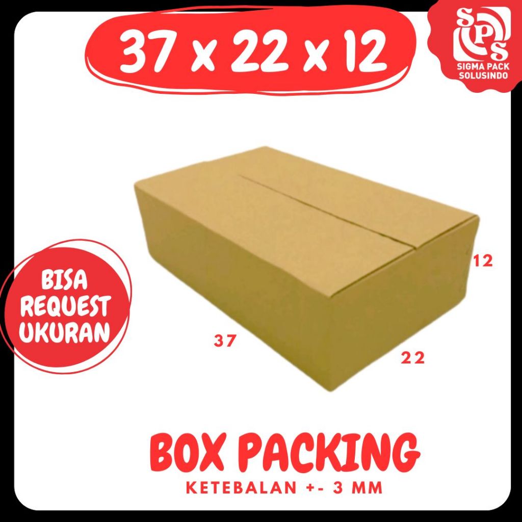 

Kardus 37x22x12 A1 Packing Karton Kotak Kemasan Dus Botol Jamu Madu zigma shop