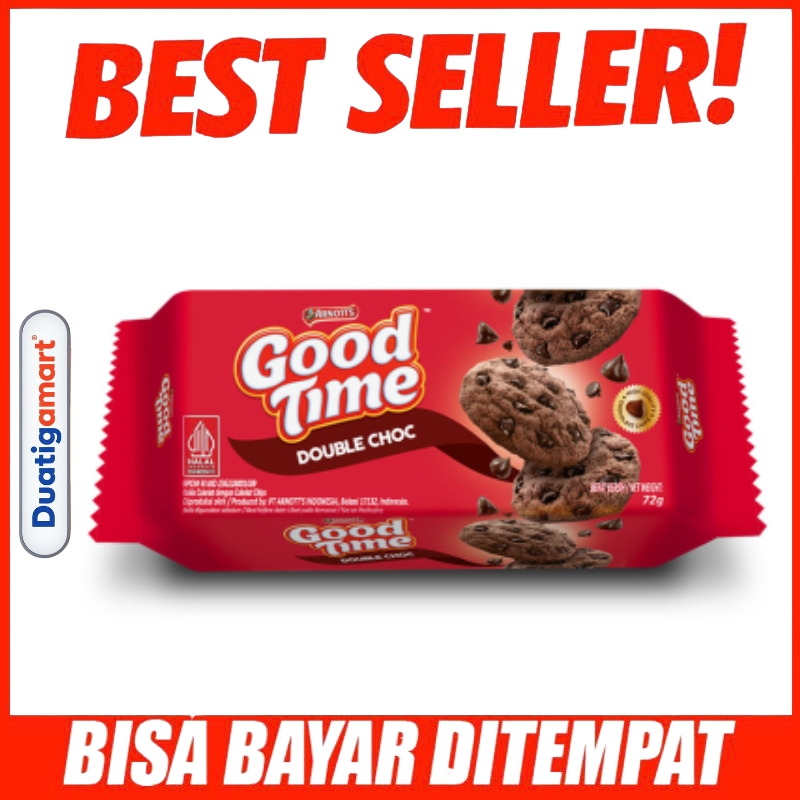 

Good Time Goodtime Kue Kering Cookies Varian Double Cokelat 72gr