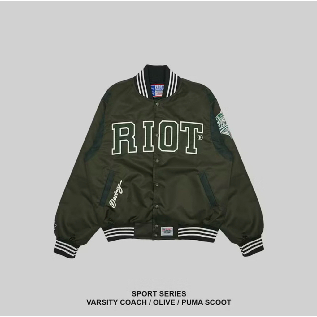 RAWTYPE RIOT Varsity Coach Type 7 Riot - Olive