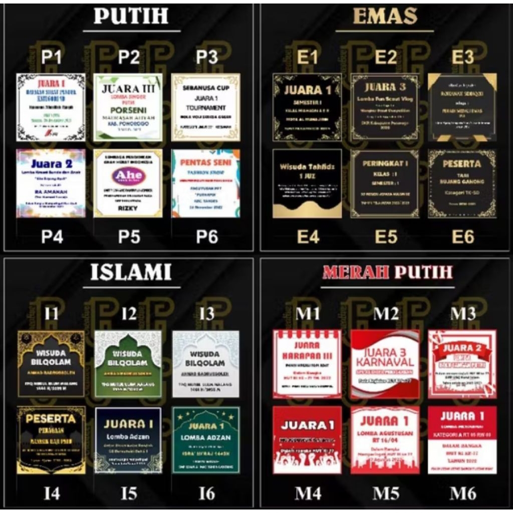 

STIKER PIALA KAKI SATU + LOGO (LAMINASI PLASTIK)
