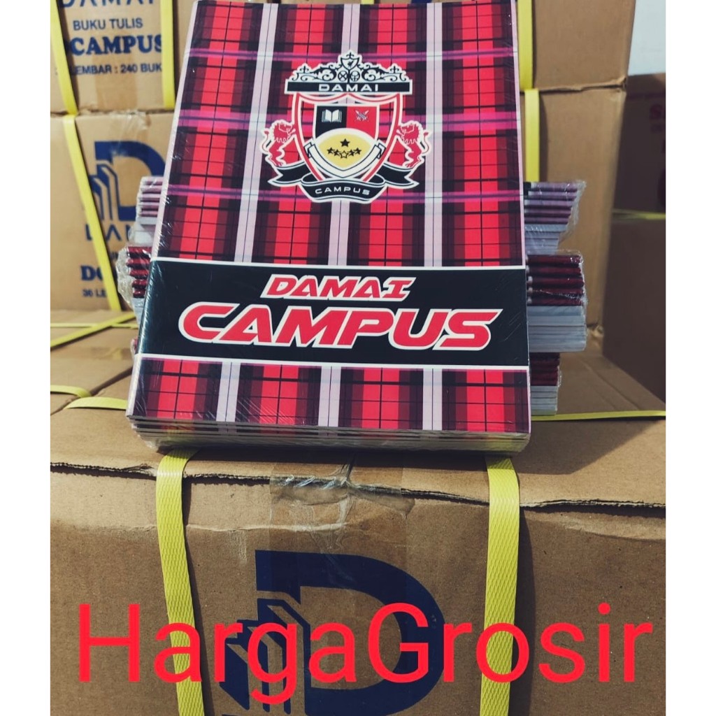 

(10 pcs) BUKU TULIS CAMPUS / BUKU DCAMPUS / BUKU SEKOLAH / BUKU BOXY isi 36 dan 50 lembar