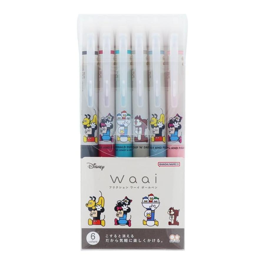 

Pilot FriXion Waai Disney Seiji Matsumoto Set of 6 Erasable Pen Tinta Bisa Dihapus Limited Edition