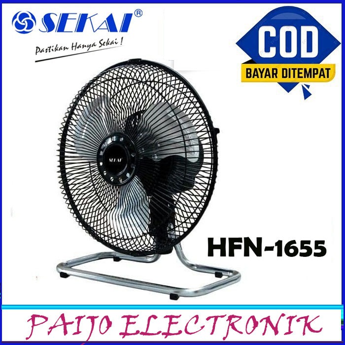 SEKAI HFN-1655 Kipas Angin Tornado 2in1 Bisa Dinding/Duduk 16 Inch