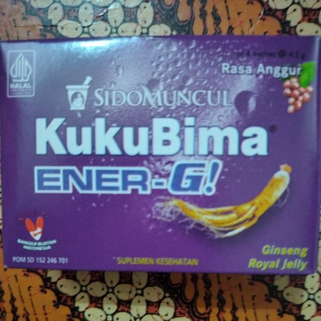 

Kuku Bima 1 box isi 6 sachet