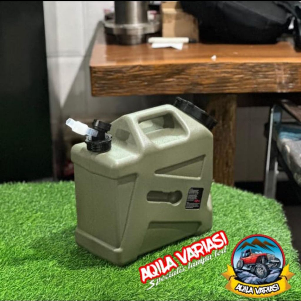 JERIGEN JERRY CAN SHARK AIR MINUM BERSIH PLASTIK 12 LITER HEAVY DUTY