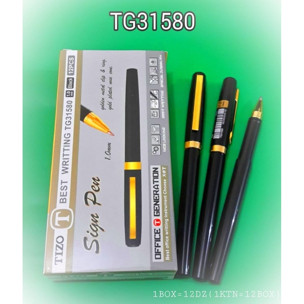 

Pulpen (pcs) Tanda Tangan TIZO TG31580 – Sign Pen 1.0mm – Warna Hitam – Elegan & Eksklusif