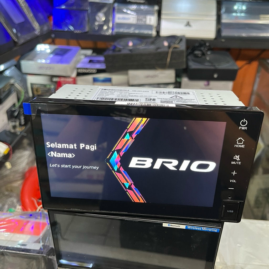 Head unit Brio 2024 E satya 7 inch Original