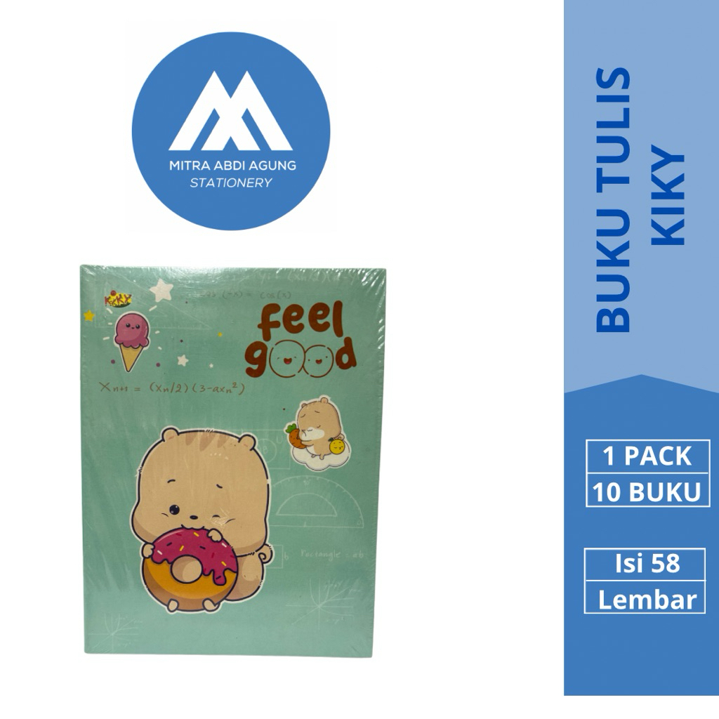 

BUKU TULIS BT KIKY ( 58 LEMBAR ) / PACK