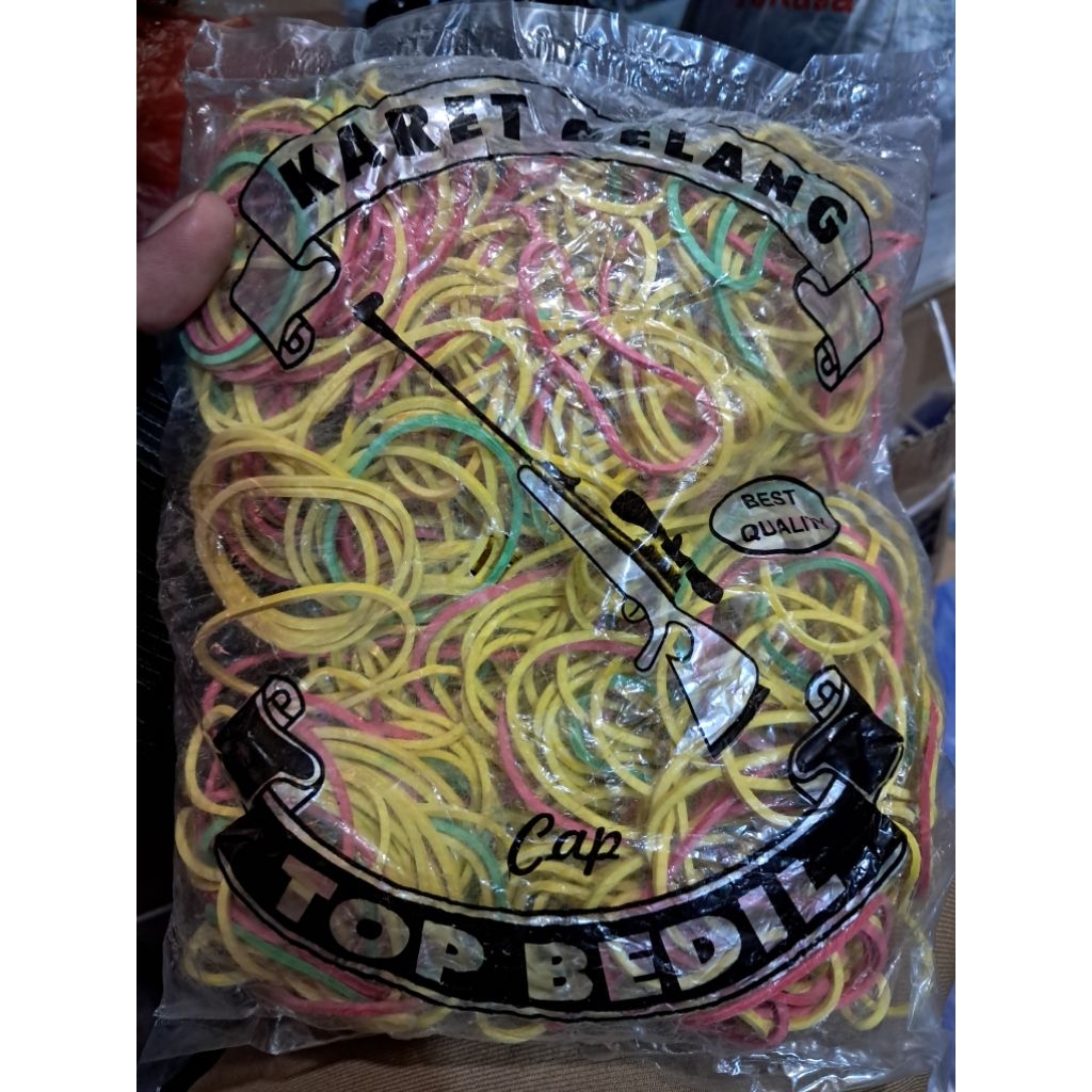 

karet gelang cap topbedil