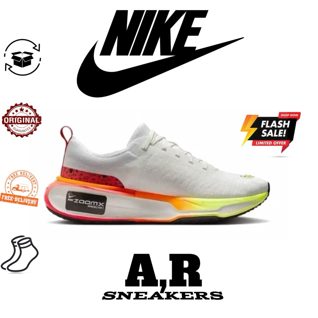 Nike Zoomx Invincible Flyknit Run 3 Wake Up Bright Crimson