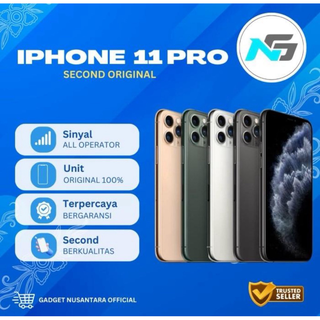 IPhone 11 Pro Second Original Fullset