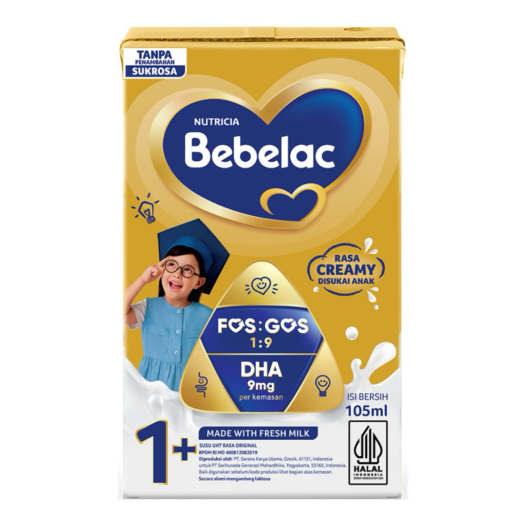

BEBELAC - BEBELAC SUSU FORMULA CAIR 1+ RASA PLAIN KOTAK