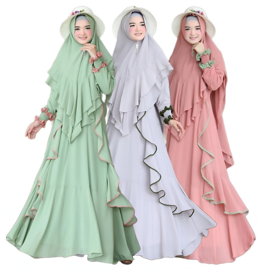 Gamis Set Jibab Ceruti