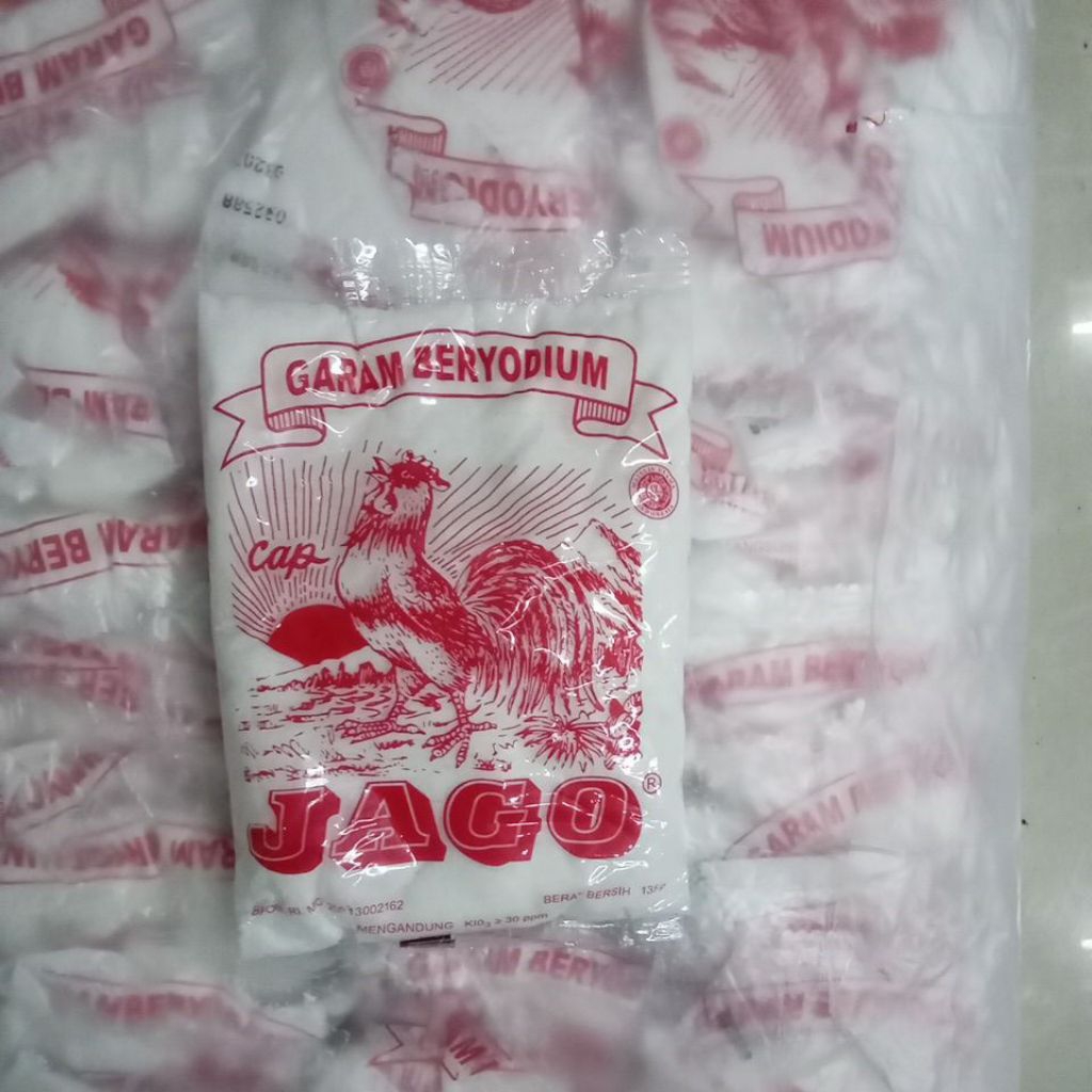 

Garam Dapur Cap Ayam Jago / Garam Beryodium 135 Gr