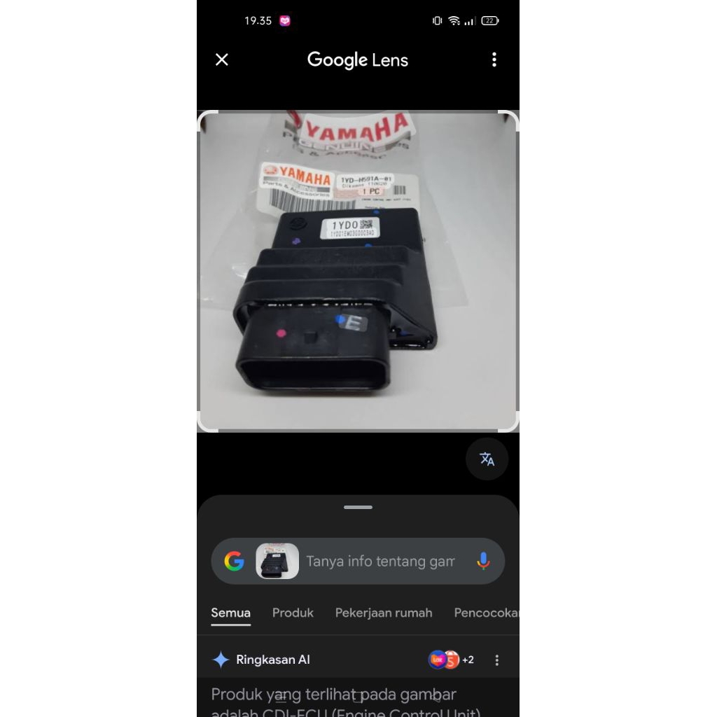 ecu fino 125 injeksi